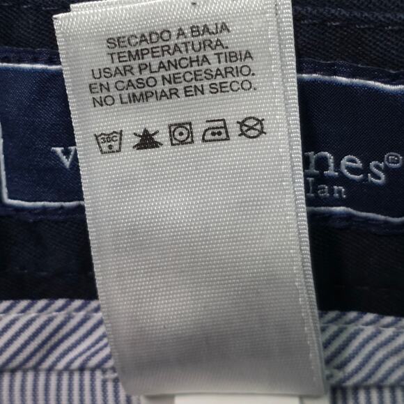 Vineyard Vines Flat Front Stretch Chino Shorts Men’s 32 Navy Style 1H0462 - Picture 8 of 8